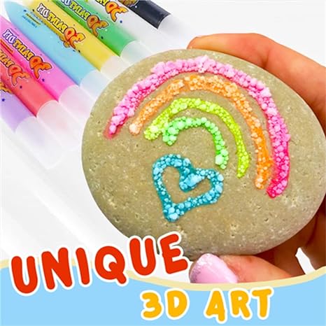 🎁🔮Magic Pen – Draw 3D with one stroke!🎄 DIY Bubble Popcorn Drawing Pens 🔥