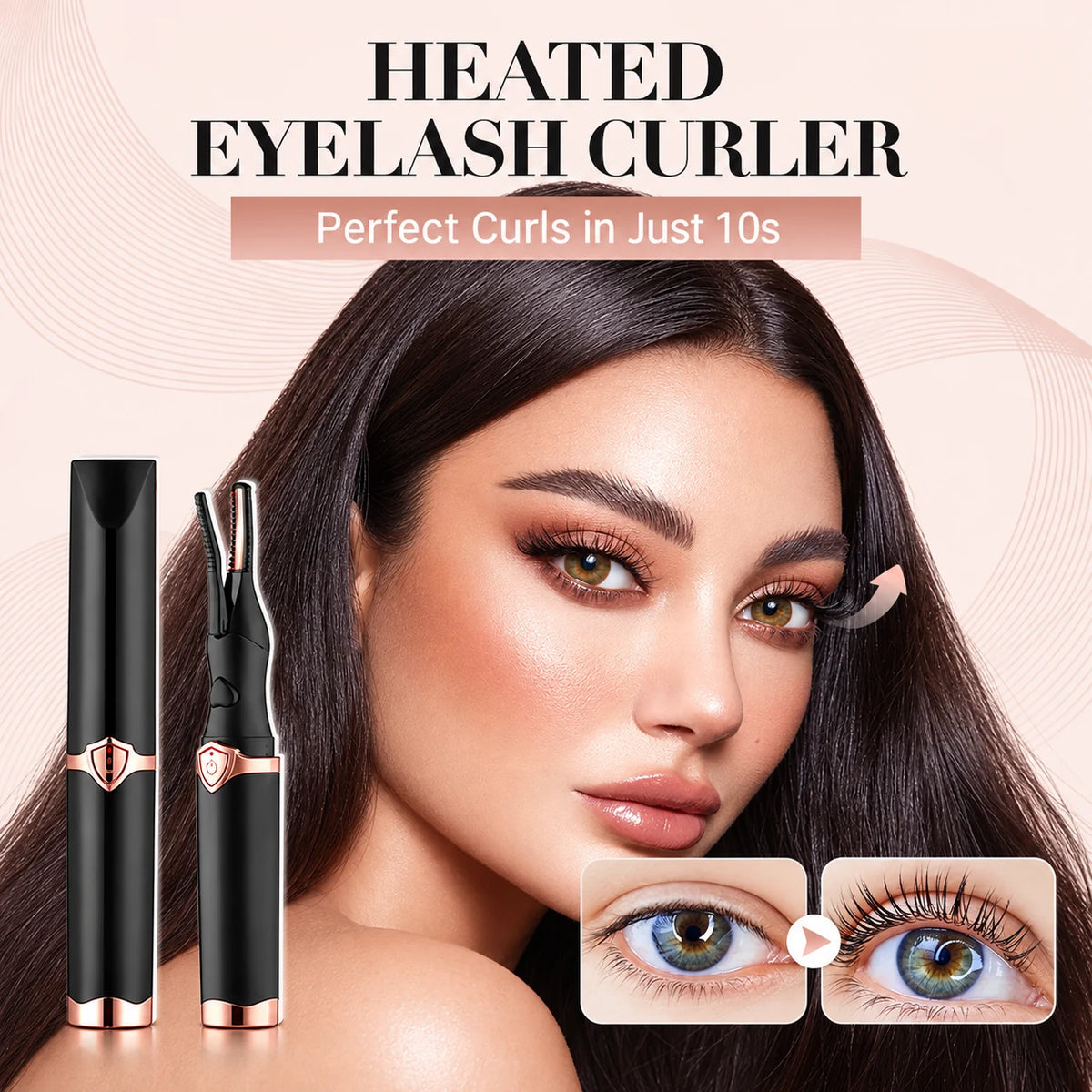 💥 Daily Sales of 4200+ Electric Eyelash Curler for Instant Glam ✨ Blink & Dazzle! 👁️