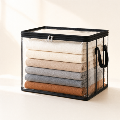 Cavunera clear toy and clothes storage bag