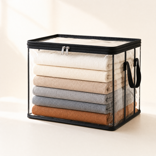 Cavunera clear toy and clothes storage bag