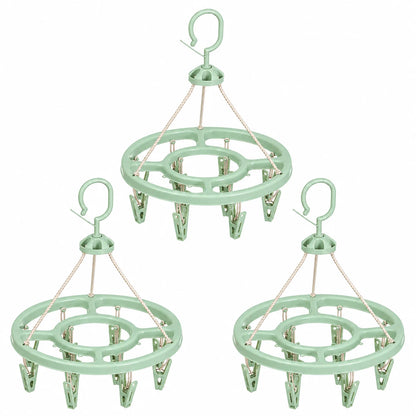 🔥While Supplies Last 50% OFF!🎉 24-Clip Windproof Laundry Hanger – Dry Smarter 🧺(offer）