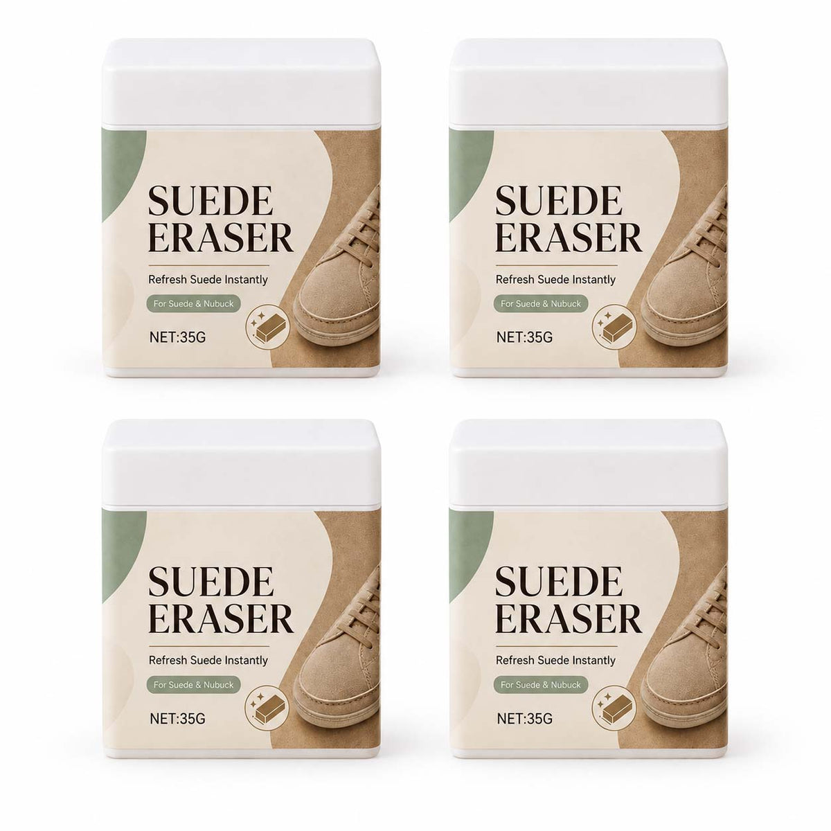 Suede Eraser Cleaner – waterless, removes scuffs & dirt from suede, nubuck, shoes & bags. Quick & easy