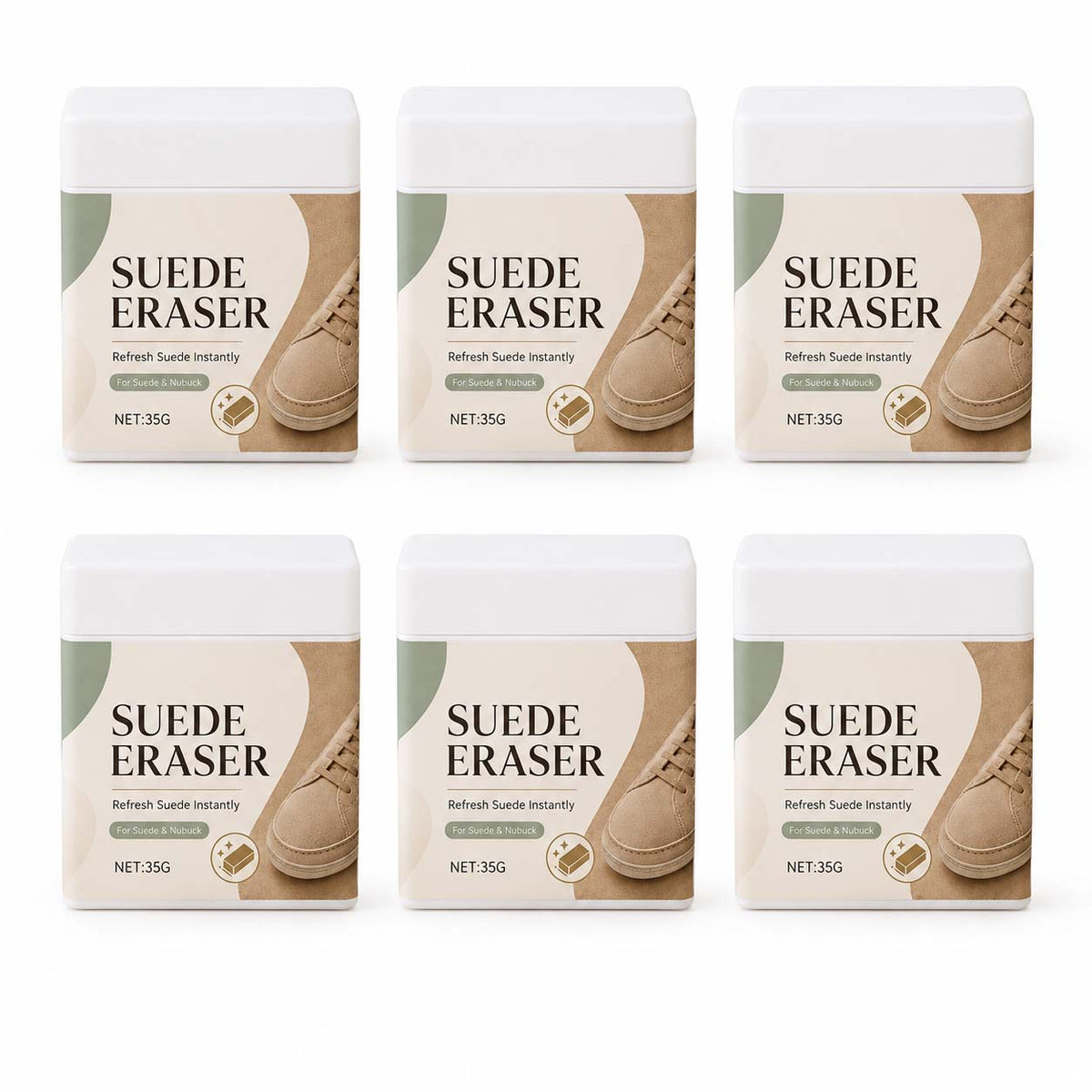 Suede Eraser Cleaner – waterless, removes scuffs & dirt from suede, nubuck, shoes & bags. Quick & easy