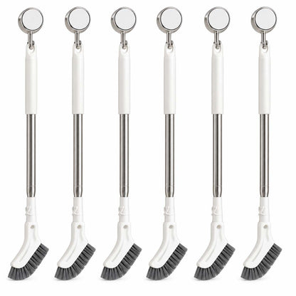 🥳 HOT SALE 2026 🥳 💞 50,000+ SOLD! ✨🔥Multifunctional Extendable Long Handle Floor Scrub Brush