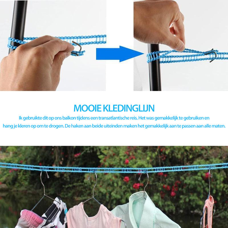 🏆LAST DAY SPECIAL PRICE⚡50K+ SOLD💕Windproof Non-Slip Clothesline (offer)
