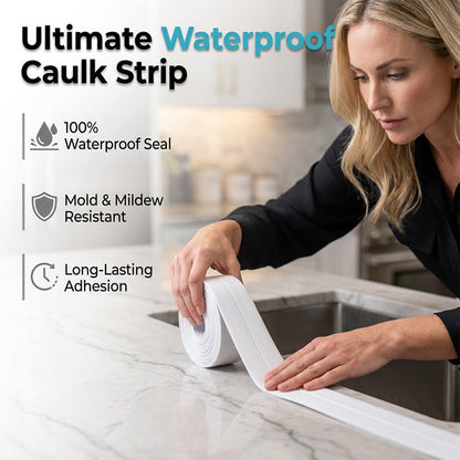 💧🚫 Waterproof Sealing Tape for Kitchen & Bathroom – Self-Adhesive, Flexible & Instant Sealing