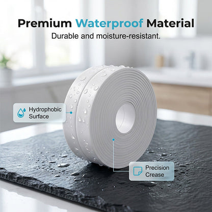 💧🚫 Waterproof Sealing Tape for Kitchen & Bathroom – Self-Adhesive, Flexible & Instant Sealing