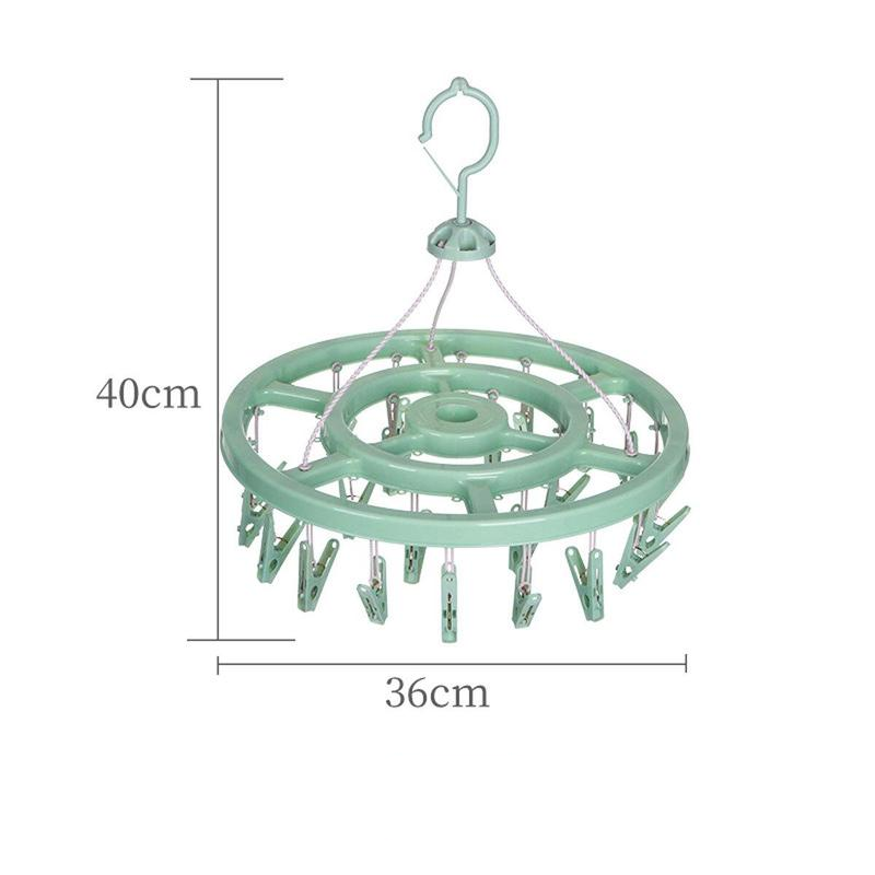 🔥While Supplies Last 50% OFF!🎉 24-Clip Windproof Laundry Hanger – Dry Smarter 🧺(offer）