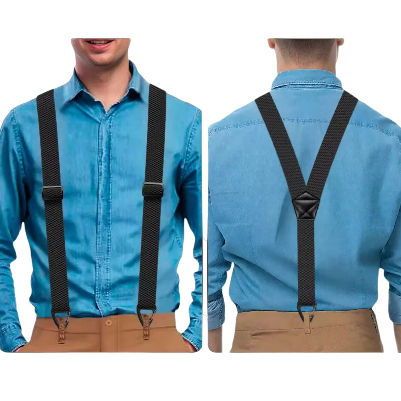 🧵 Men's X-Back Braces with Swivel Hook Clips  (offer)