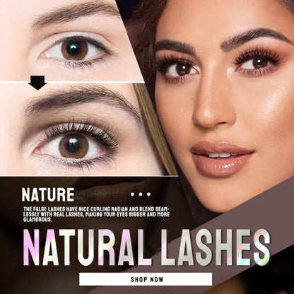 Reusable Self‑Adhesive False Eyelashes – No glue needed, just press  (offer)