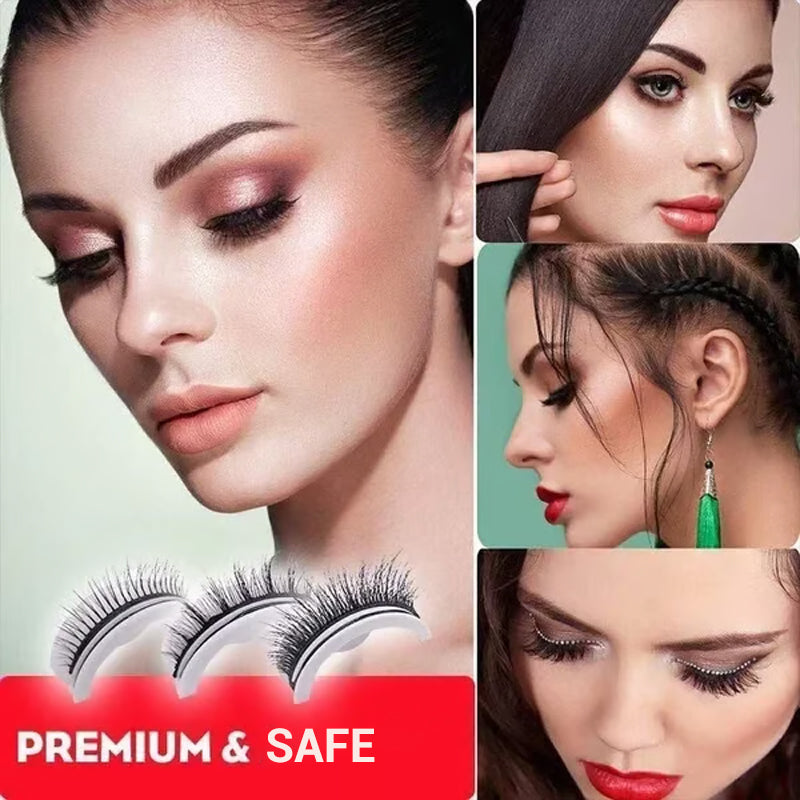 Reusable Self‑Adhesive False Eyelashes – No glue needed, just press  (offer)