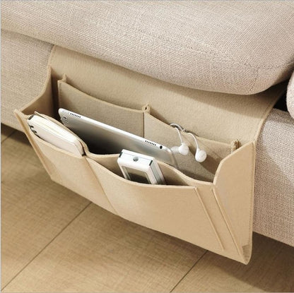 Bedside Hanging Storage Bag‑Multi‑Pocket Bed Caddy Organizer, (offer)
