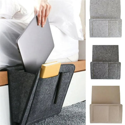 Bedside Hanging Storage Bag‑Multi‑Pocket Bed Caddy Organizer, (offer)