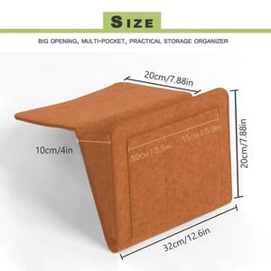 Bedside Hanging Storage Bag‑Multi‑Pocket Bed Caddy Organizer, (offer)