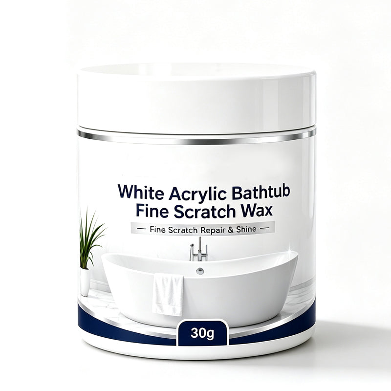 🥳 HOT SALE 2026 🥳 💞 50,000+ SOLD!🛁 Bathtub Scratch Repair Wax – White Acrylic Surface Touch-Up Kit