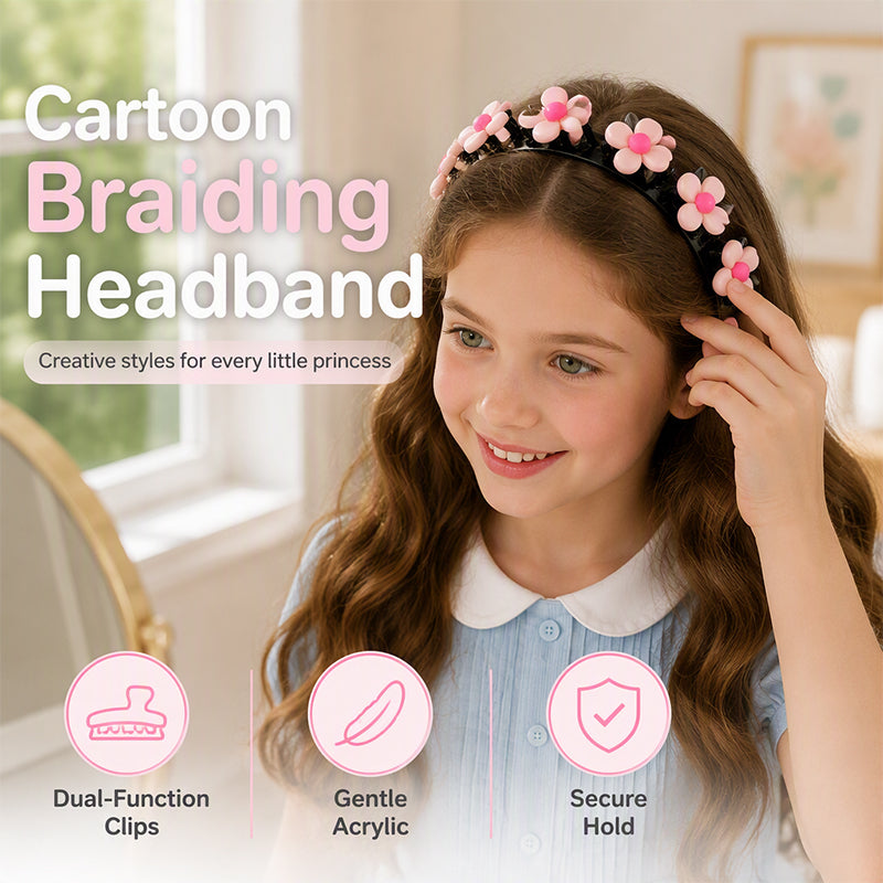 Cute Cartoon Hairband for Girls (offer)