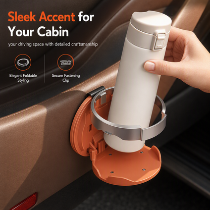 Car Cup Holder with Hook, Space-Saving Vehicle Drink Holder for Bottles, (offer)