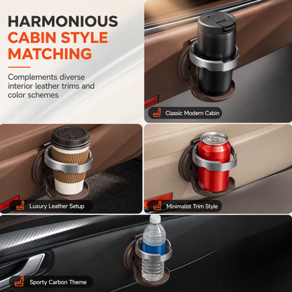 Car Cup Holder with Hook, Space-Saving Vehicle Drink Holder for Bottles, (offer)