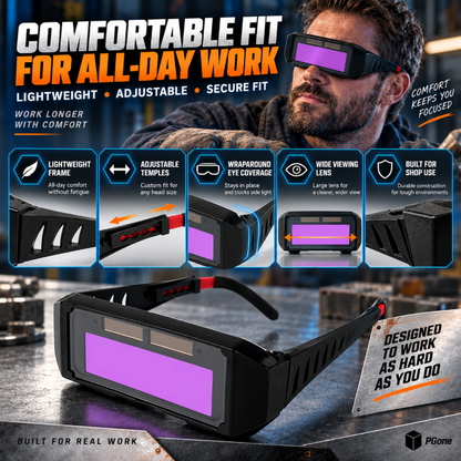 Auto-Darkening Anti-Glare Welding Glasses (offer)
