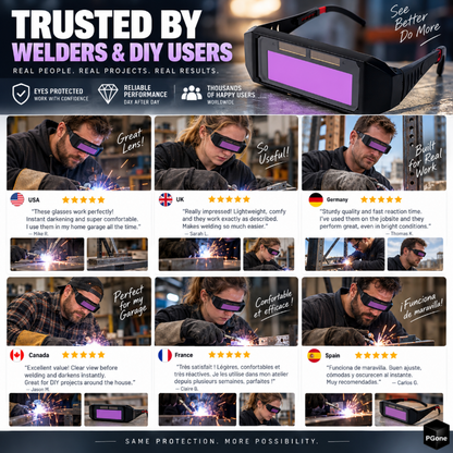 Auto-Darkening Anti-Glare Welding Glasses (offer)