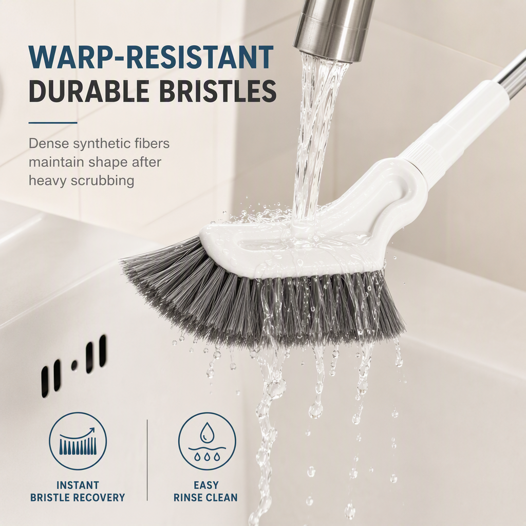 🥳 HOT SALE 2026 🥳 💞 50,000+ SOLD! ✨🔥Multifunctional Extendable Long Handle Floor Scrub Brush