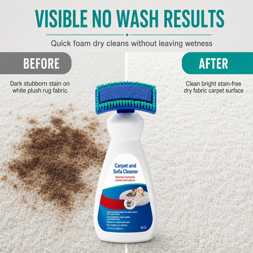 🥳2026 HOT SALE🥳💞50K+ SOLD! Waterless Fabric and Carpet Cleaner