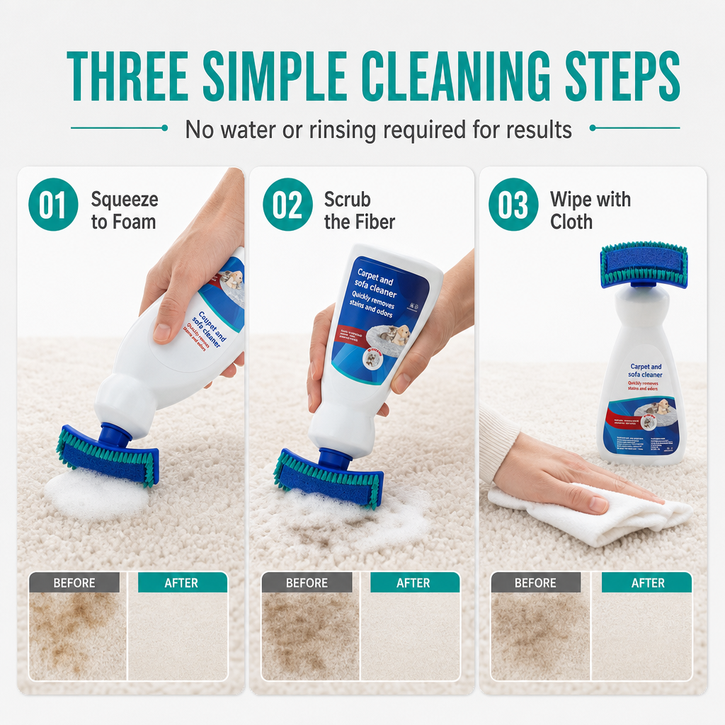 🥳2026 HOT SALE🥳💞50K+ SOLD! Waterless Fabric and Carpet Cleaner